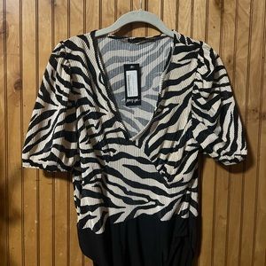 Zebra body suit!